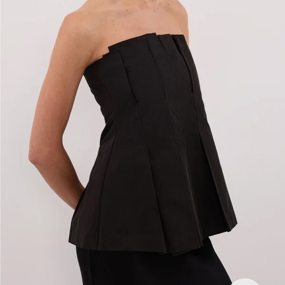 NWT DISSH Lilly pleated top - Picture 2 of 13